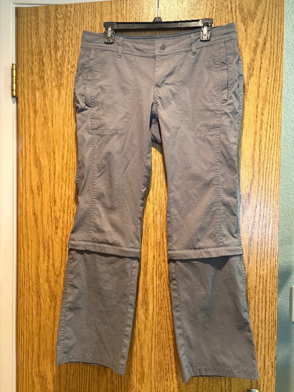 REI Sahara Convertible Hiking Pants Gray Womens 10P